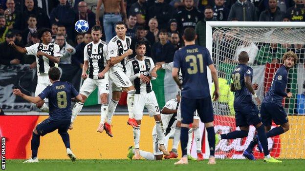 Programm metro stadio Line ups UEFA CL 2018/19 Juventus Turin Manchester United 