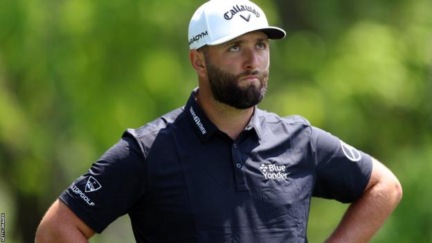 John Rahm at the US PGA Championship