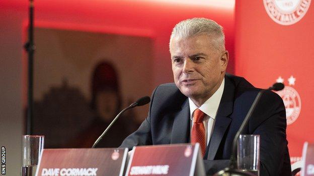 Aberdeen chairman Dave Cormack is urging government to plan for the return of fans