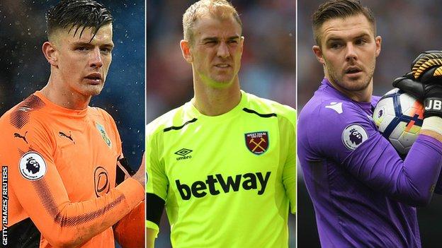 Nick Pope, Joe Hart, Jack Butland