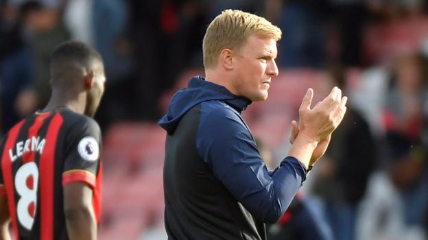 Bournemouth 4-2 Leicester City: Eddie Howe delighted with Cherries win - BBC Sport
