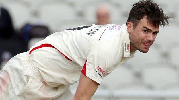 Lancashire and England fast bowler James Anderson