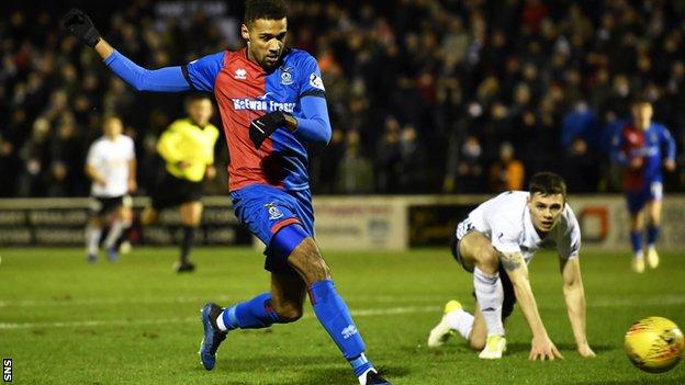 Nathan Austin gave Inverness the lead in the ninth minute
