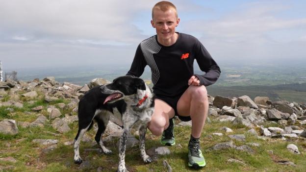 Hanna often trains in the Mournes with his dog, Corragh