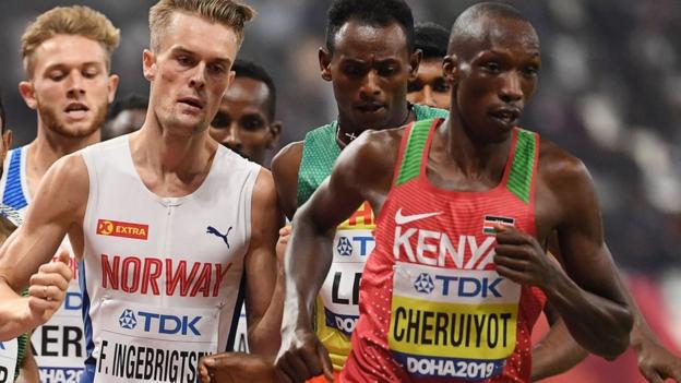 Timothy Cheruiyot To Run Virtual 2 000m Bbc Sport