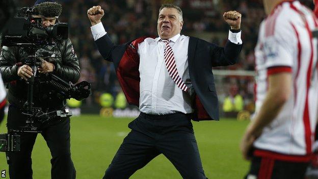 Sunderland manager Sam Allardyce
