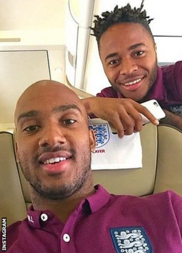 Raheem Sterling and Fabian Delph