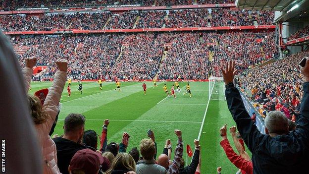 El Liverpool celebra el gol