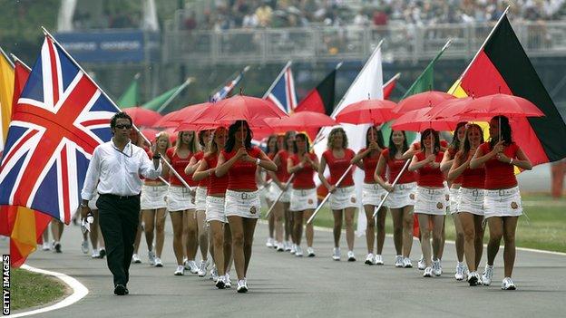 Formula 1 Grid Girls Will Not Be Used At Races This Season Bbc Sport
