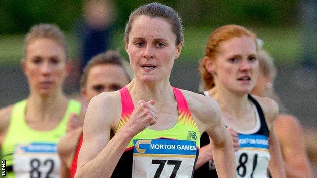 Ciara Mageean improved her Northern Ireland 1500m record