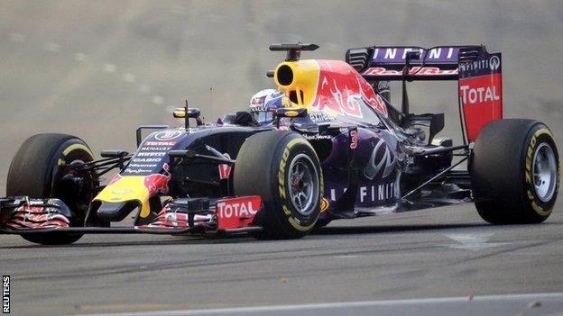 Red Bull driver Daniel Ricciardio