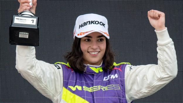 W Series: Jamie Chadwick wins inaugural race at Hockenheim - BBC Sport