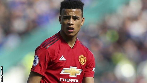 Mason Greenwood in action for Manchester United