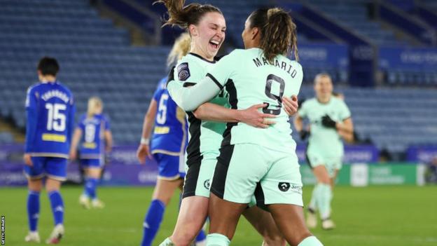 Catarina Macario del Chelsea celebra el gol