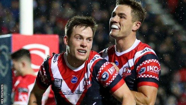 Sydney Roosters celebrate