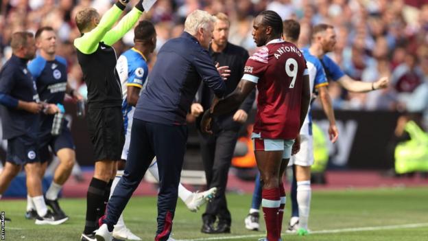 Michail Antonio and David Moyes