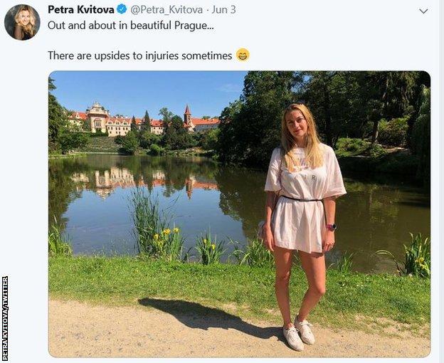 Petra Kvitova in Prague