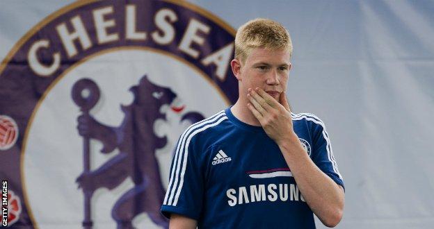 Kevin de Bruyne during his time at Chelsea