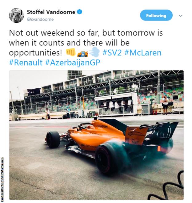 Stoffel Vandoorne Twitter