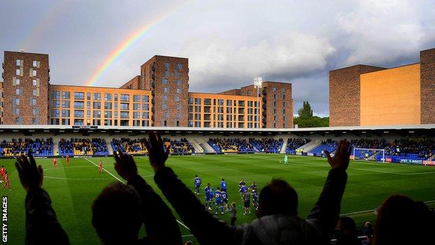 Wimbledon's new Plough Lane stadium