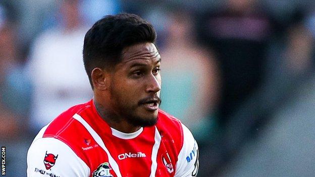 St Helens full-back Ben Barba is the top try-scorer in Super League this season