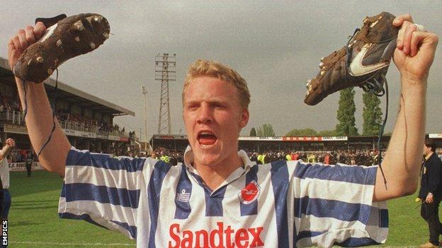 Robbie Reinelt's second-half equaliser at Edgar Street in 1997 kept Brighton in the Football League