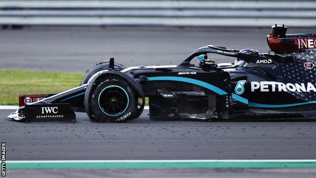 Lewis Hamilton at British Grand Prix