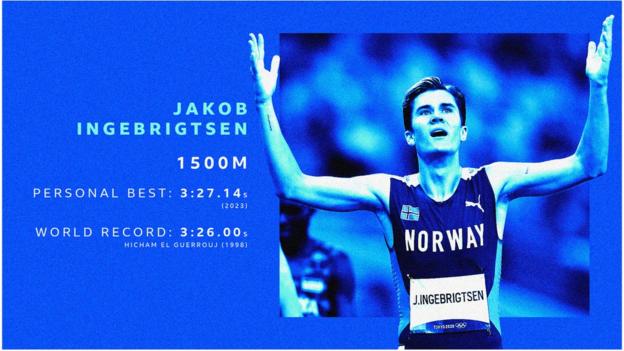 Jakob Ingebrigtsen could people     Hicham El Guerrouj's satellite   record