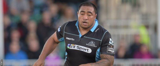 Tonga tight-head prop Sila Puafisi made his debut for Glasgow Warriors against Ospreys