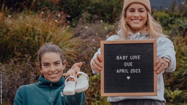 Laurie Williams and Robyn Love