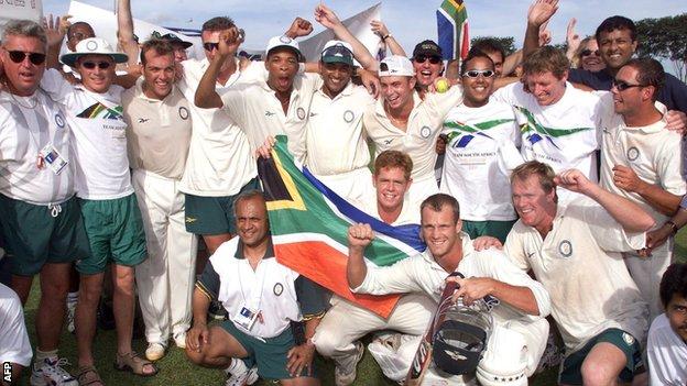 South Africa won the inaugural cricket gold medal in the Commonwealth Games in Malaysia in 1998