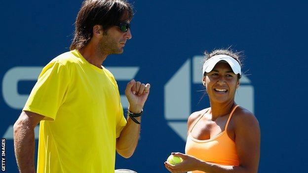 Heather Watson British Number Two Splits With Coach Veronelli Bbc Sport 5122