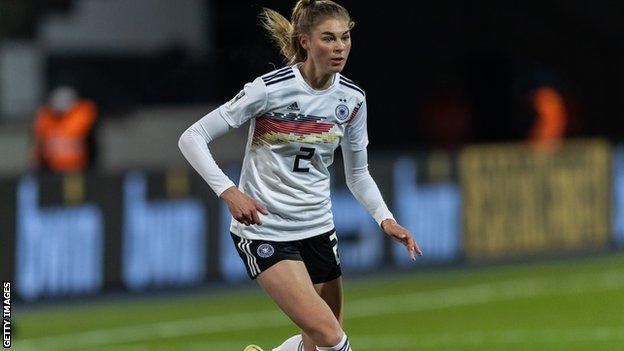 Jule Brand Germany S Teenager Who Could Cause England Problems c Sport