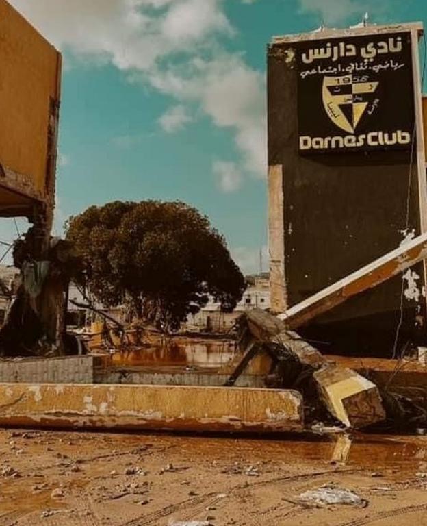 Libya floods damage football side, Darnes Club in Derna