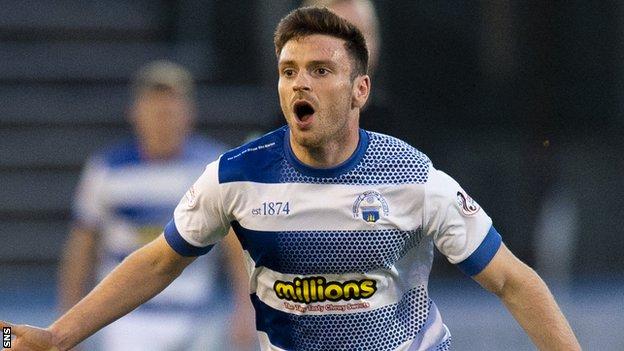 Greenock Morton scorer Greg Kiltie