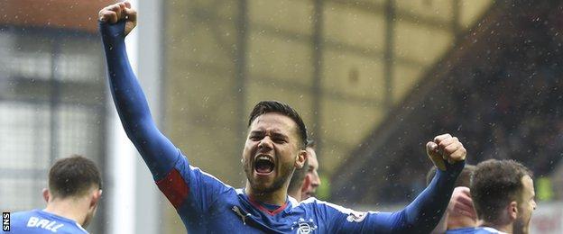 Rangers forward Harry Forrester
