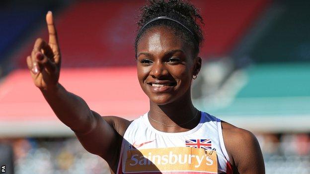 Anniversary Games: Dina Asher-Smith 'can't wait' to compete - BBC Sport