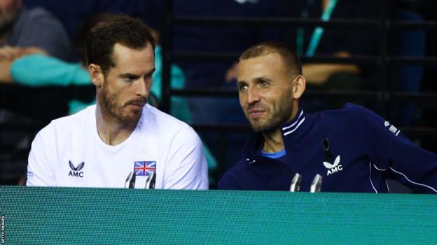 Andy Murray and Dan Evans