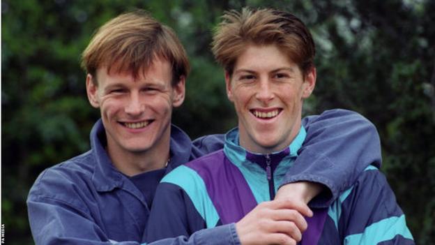 Teddy Sheringham and Darren Anderton