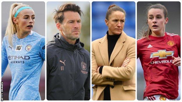 Chloe Kelly, Gareth Taylor, Casey Stoney ve Ella Toone