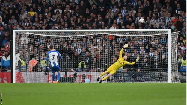Brighton have never won the FA Cup and Solly March was the only player to miss a penalty in the shootout