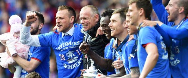 Inverness Caledonian Thistle lifted the Scottish Cup in May