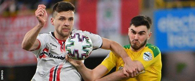 Adam Lecky and Luke Turner should be important players for Crusaders and Cliftinville in the next campaign