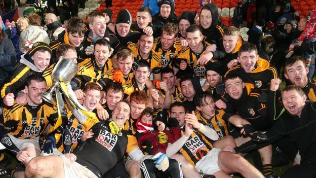 Celebrations for Crossmaglen Rangers as the Armagh champions clinch an 11th provincial triumph