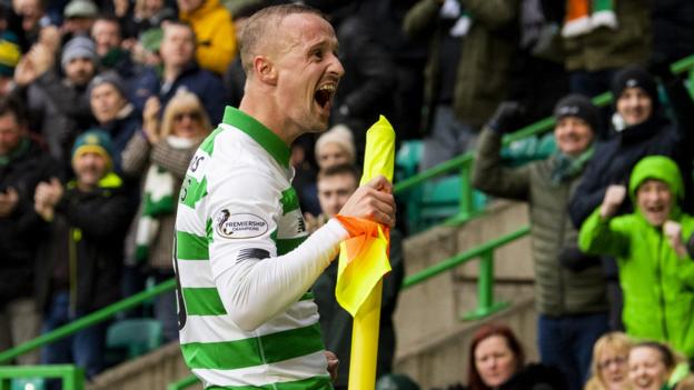 Griffiths hat trick as Celtic go 16 clear after thrashing St Mirren