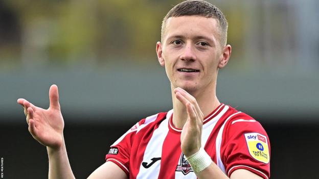 Jay Stansfield: Exeter City's on-loan Fulham forward aiming to make a name  for himself - BBC Sport