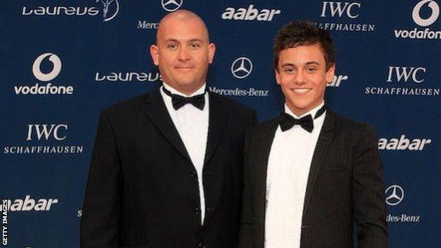Rob Daley and Tom Daley