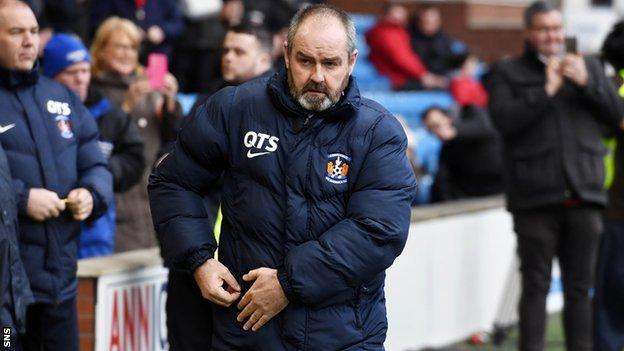 Kilmarnock manager Steve Clarke