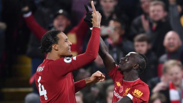 Liverpool 3-1 Man City: Reds go nine clear of champions with fine win