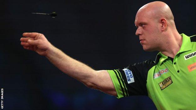 straal Uitgaan coupon PDC World Championship: Michael van Gerwen to play Michael Smith in 2023  final - BBC Sport